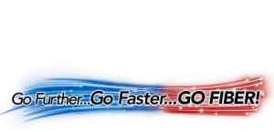 Chariton Valley Logo with Go Further...Go Faster...Go Fiber!