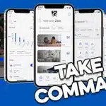 Smartphones with CV CommandIQ App